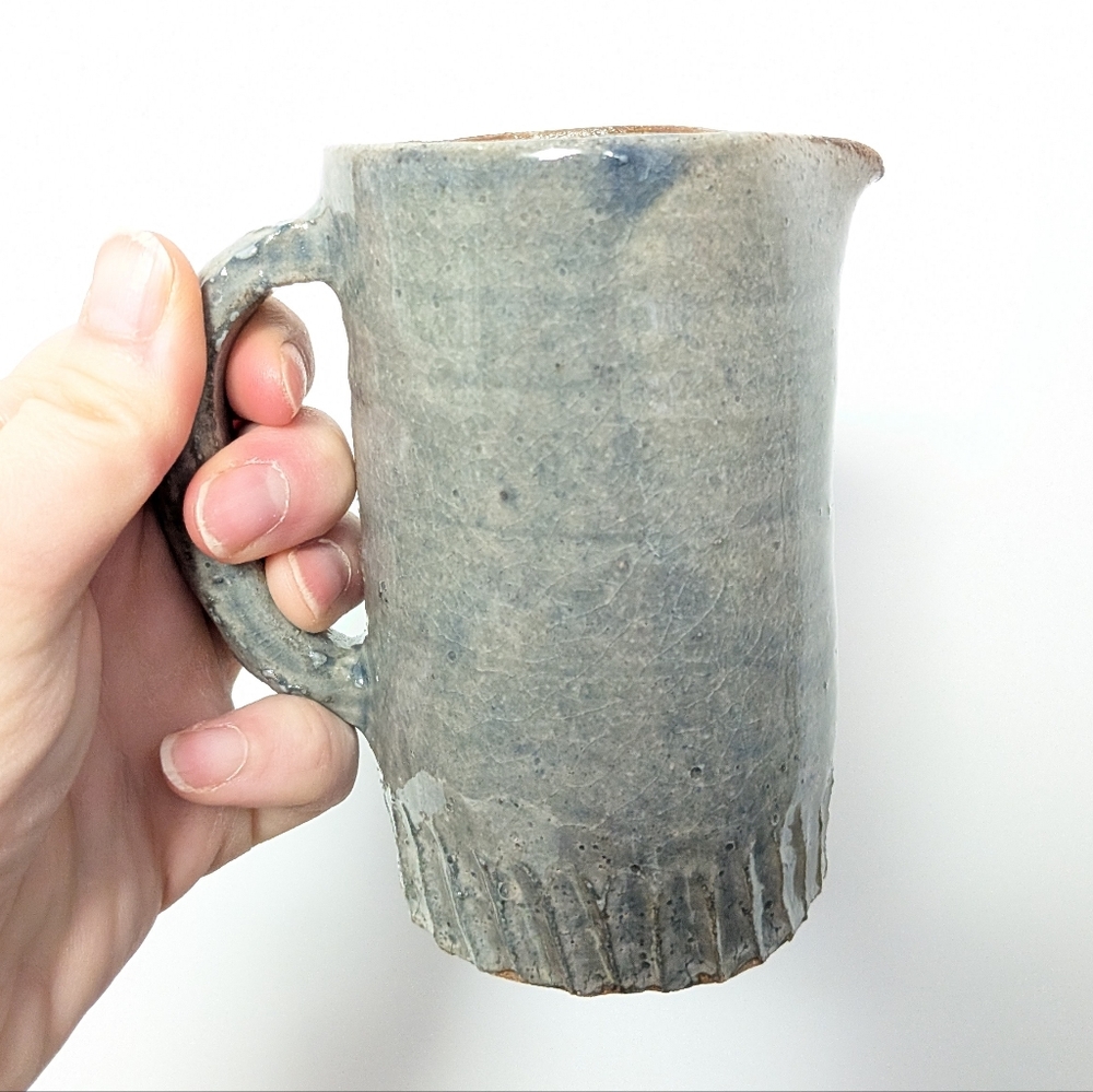 Small Rustic Handmade Pottery Pitcher